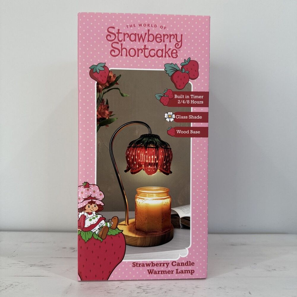 NEW🍓Strawberry Shortcake Candle Warmer Flower Lamp🍰 Kawaii Light